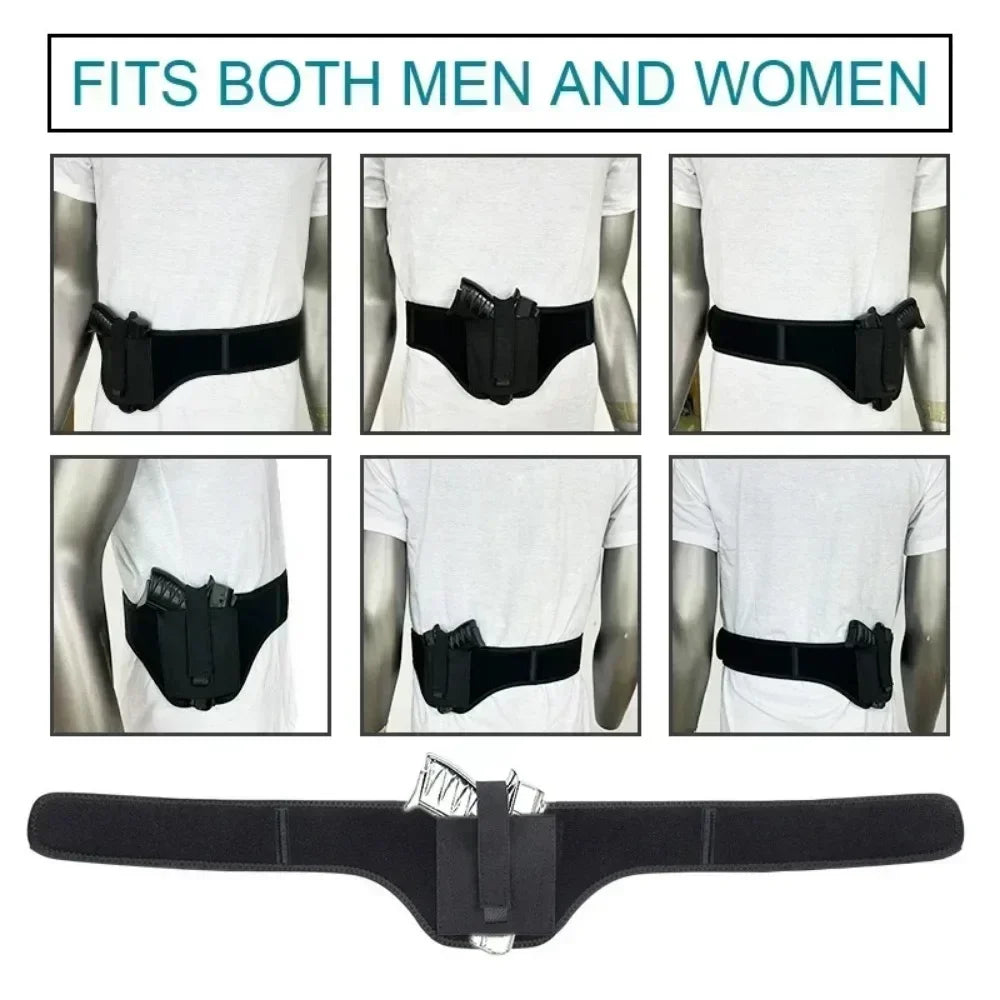 New 1PC Outdoor Gun Holster Holster Multifunctional Concealed Carrying Waist Universal Stock Belt Pistol for Tactical Equipment Zpaxo
