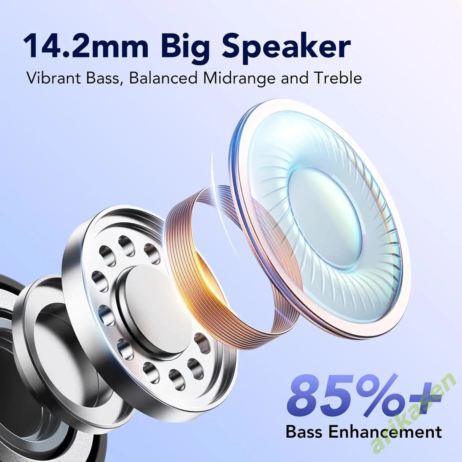 Wireless Bluetooth Earbuds Headphones 52 Hrs Playtime IPX7 Waterproof