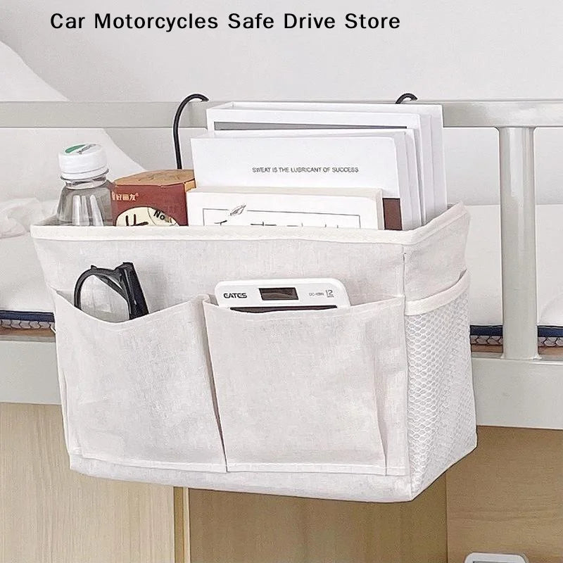 Storage Basket Hanging Rack Bed Remote Control Bookshelf Dormitory