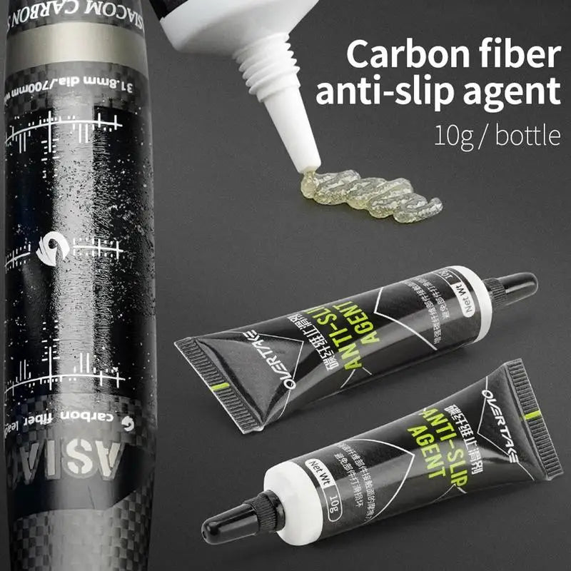 10g Carbon Fiber Anti Slip Agent for Seatpost Handlebar Frame Stem Carbon Fiber Surfaces Protection Bike Grease Anti-Slip Grease Zpaxo