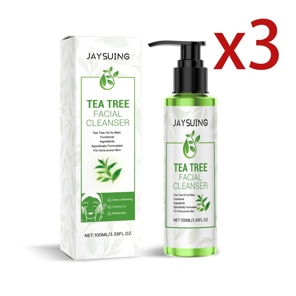 Tea Tree Cleansing Gel – Deep Clean, Exfoliate & Moisturize 100ml Facial Cleansing Gel Zpaxo 3x100ml 100ml