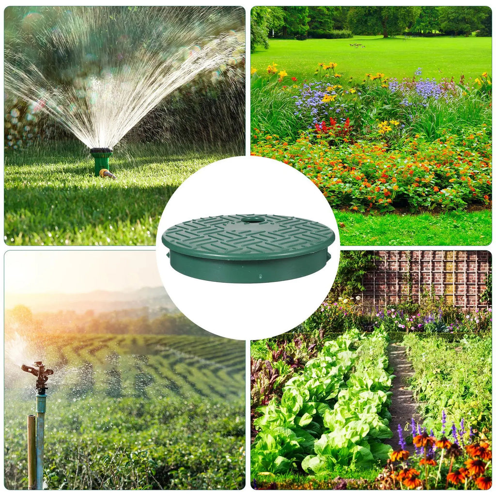Circular Valve Box Cover Sprinkler System Irrigation Control Water