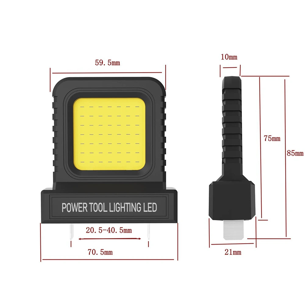 14W Mini Pocket Work Light 2 Modes Lighting Strong Bright Spotlight
