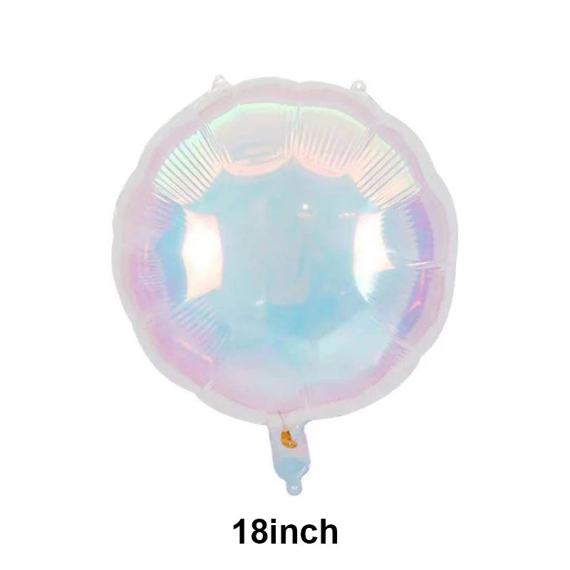 Laser Butterfly Balloon Large Colorful Transparent Foil Balloons Zpaxo transparent round other