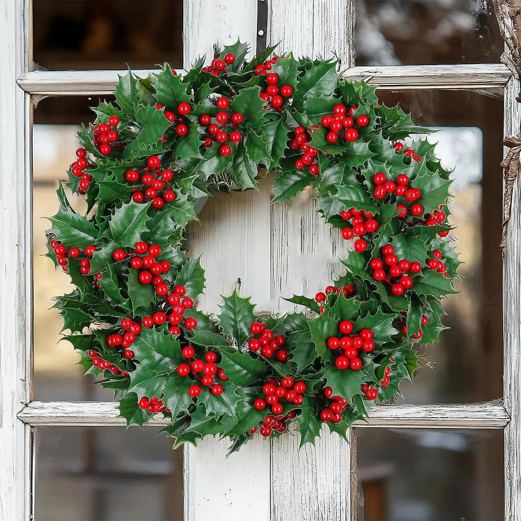 Artificial Christmas Wreath Garland Green Leaves Ornament Zpaxo Default Title
