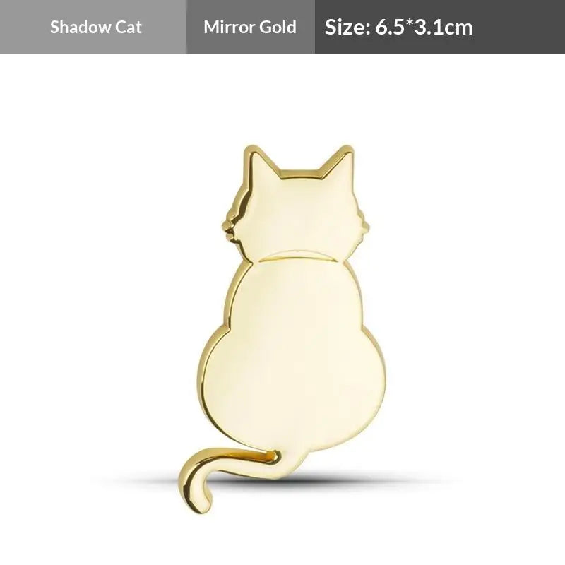 Cute 3D Metal Cat Sticker Personalized Car Emblem Originality Body Zpaxo A7