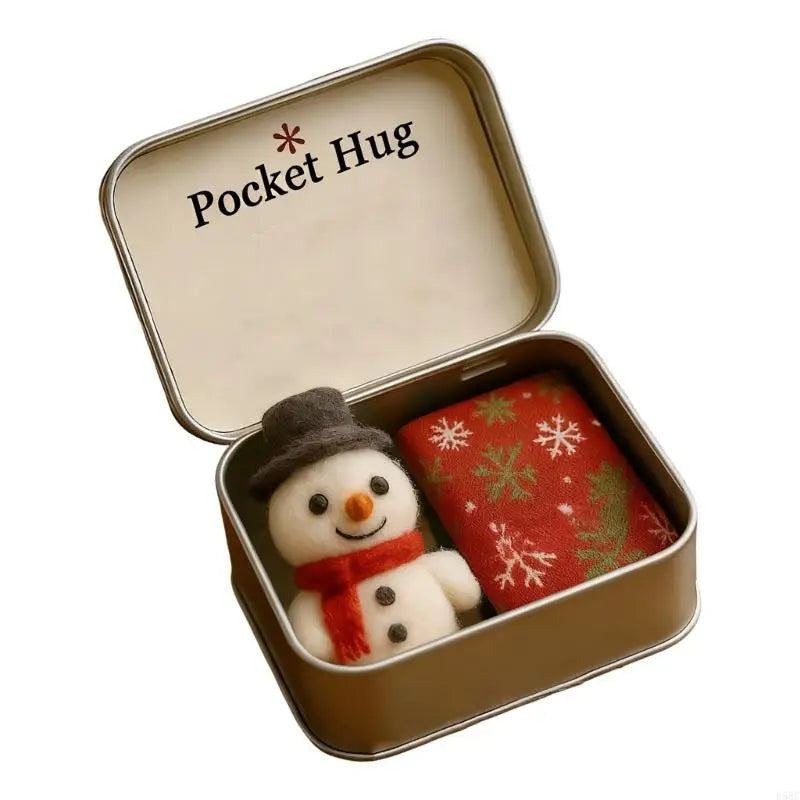 Cloth Christmas Hug Ornament Family Celebration Friendly Holiday