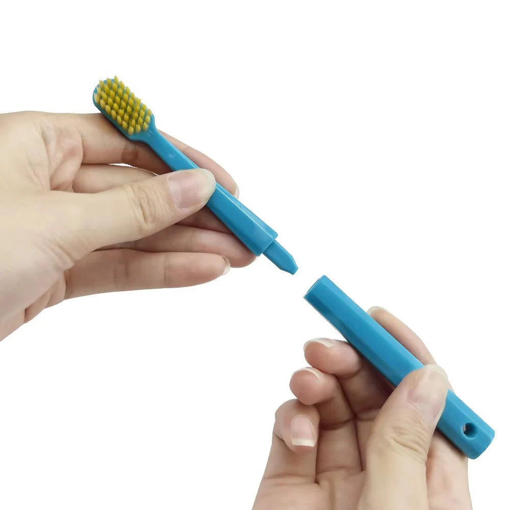 Portable Toothbrush Box Orthodontic Oral Hygiene Tools Kits Zpaxo