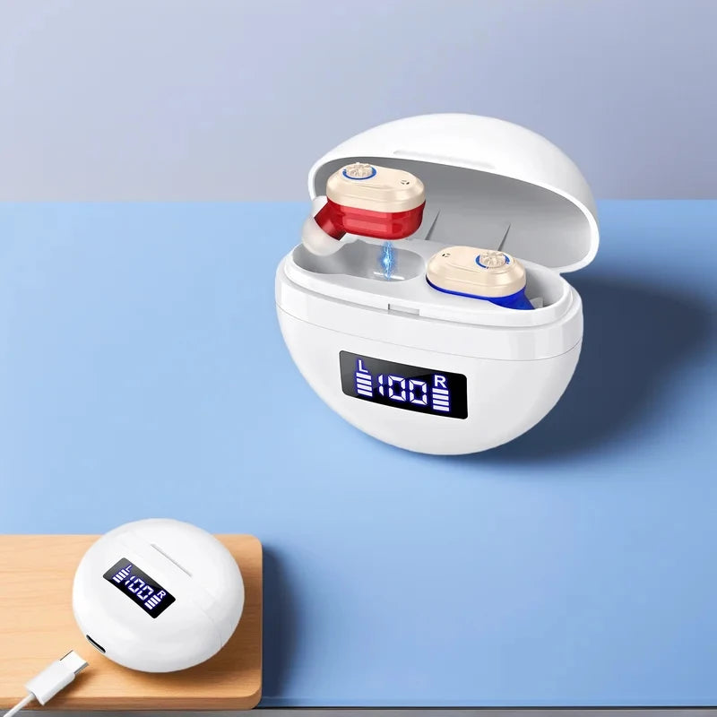 Sound Assistance Devices Suitable Elderly Rechargeable Hearing
