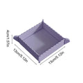 1PC Foldable Silicone Mat With Magnetic Feature Heat Resistant Trivet For Casserole Dish Folding Cutting Board For Camping Zpaxo Purple M