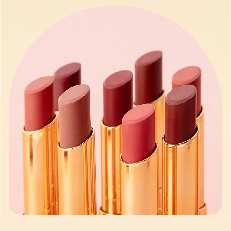 Moisturizing Velvet Matte Lipstick Waterproof Long Lasting Lip Gloss Not Easy Fade Sexy Red Lip Tint Lipstick Makeup Cosmetics Zpaxo