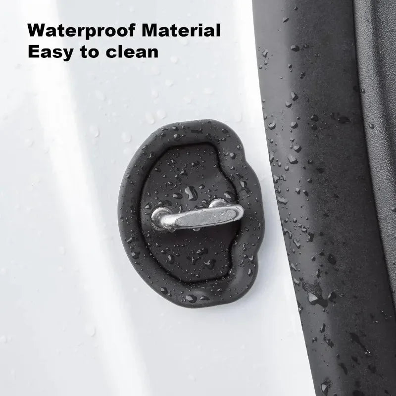 Silicone Door Latch Cover for Tesla Model 3 & Y – 4pcs Set