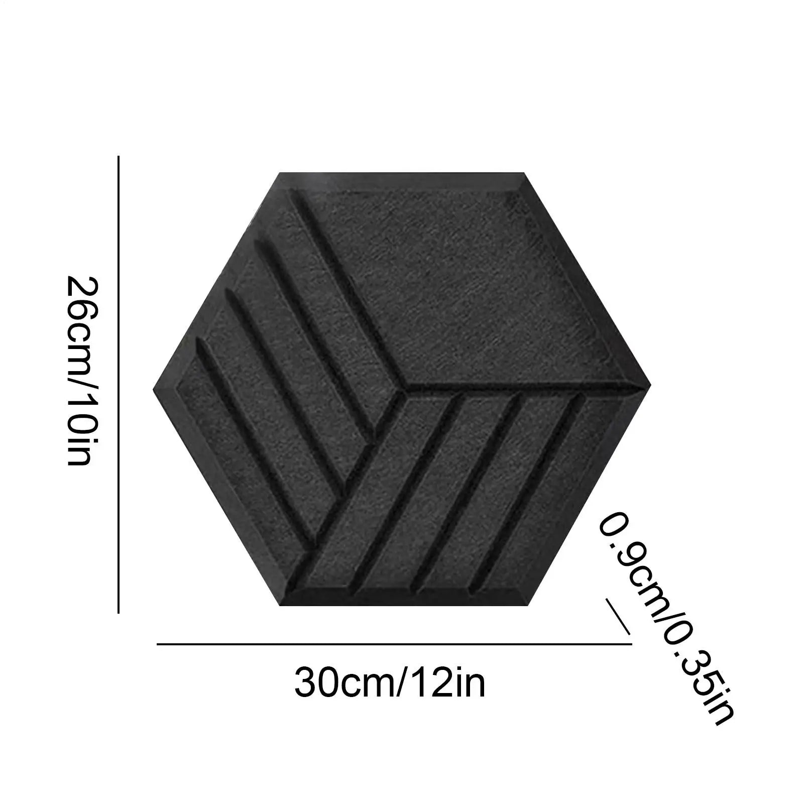 Acoustic Panels Self-adhesive Sound Proof Walls Noise Dampening Board Zpaxo