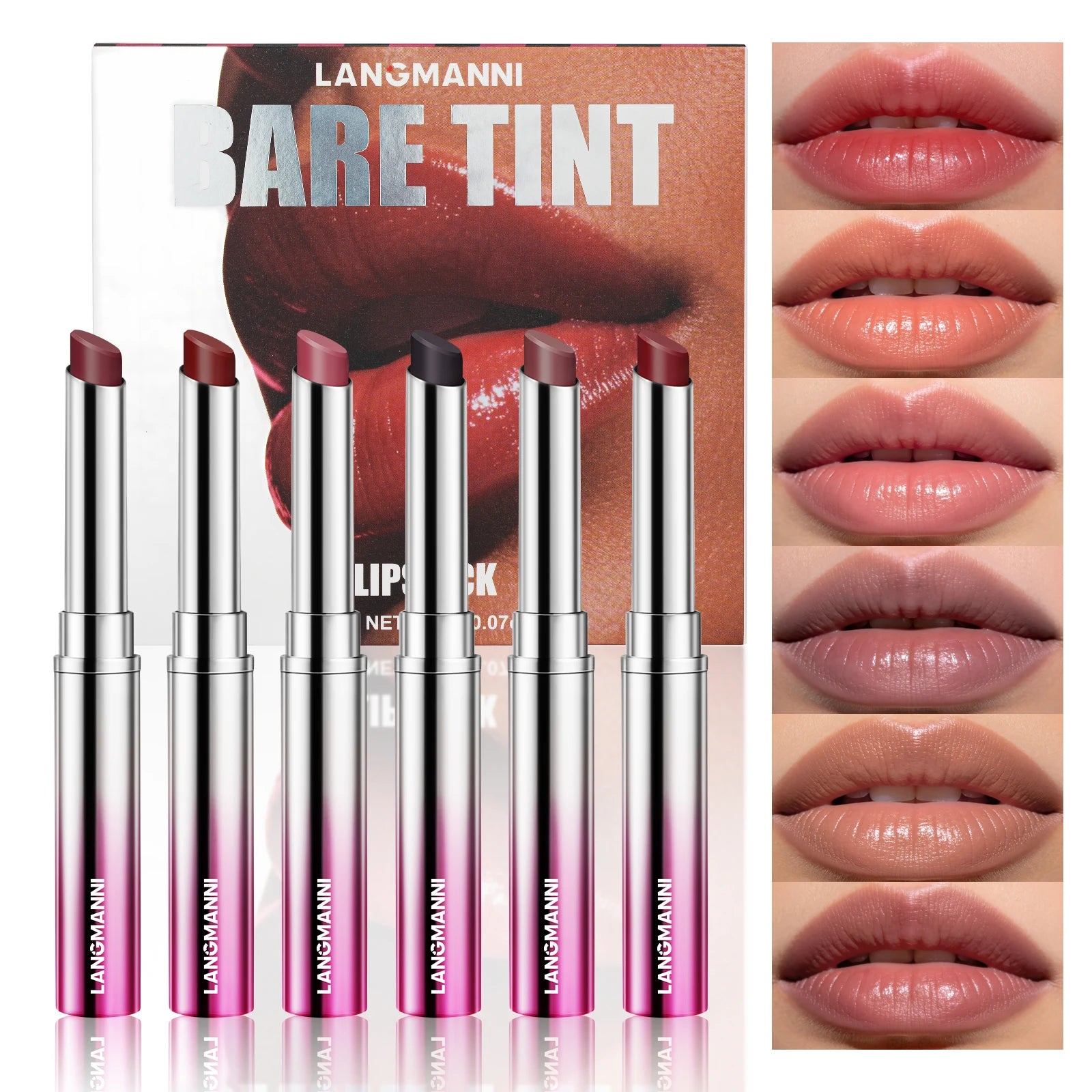Velvet Matte Lip Gloss Long-lasting Easy Apply Moisturizing Anti Zpaxo L2688-Set