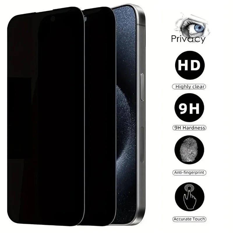 Privacy Screen Protector IPhone 11 12 13 14 15 Max Tempered Glass