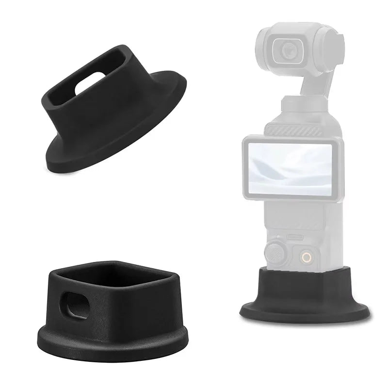 Silicone Non-Slip Desktop Mount For DJI Osmo Pocket 3 Sports Camera Anti-skid Fixed Extension Base For OSMO Pocket 3 Accessories Zpaxo
