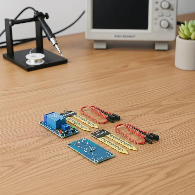 Capacitive Soil Moisture Sensor Relay Module DIY Gardening Detection Zpaxo