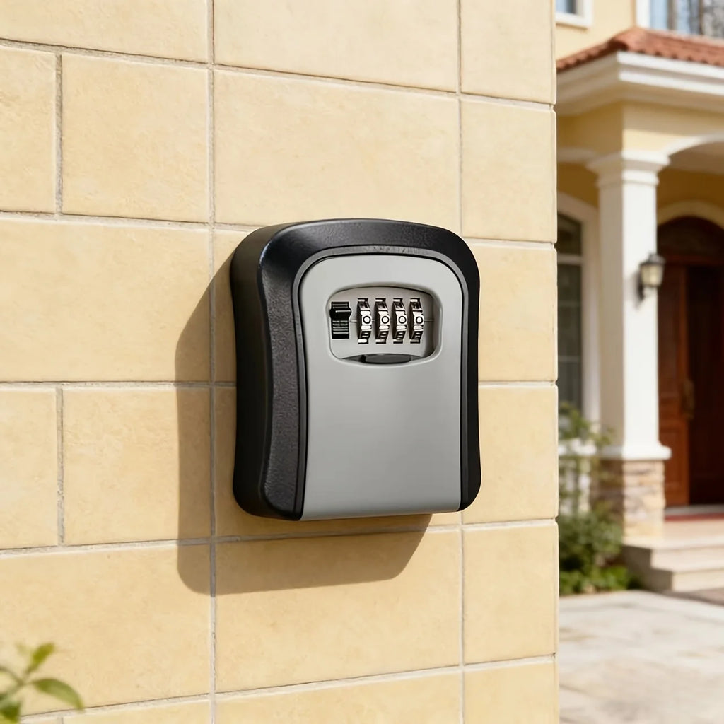 Outdoor Wall Mounted Secure Plastic Password Key Box Protective Cover