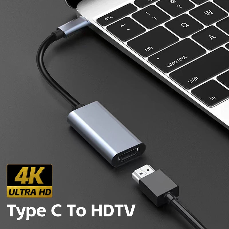 C HDTV 4K Adapter USB USB3 1 Male Female Converter Cable Laptop Zpaxo