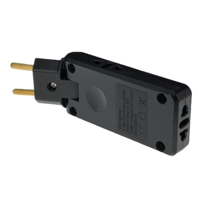4 In 1 EU Plug Extenion Socket Foldable Germany Multi-Plug Converter AC Outlet US To EU Plug Outlet Adapter Electrical Sockets Zpaxo