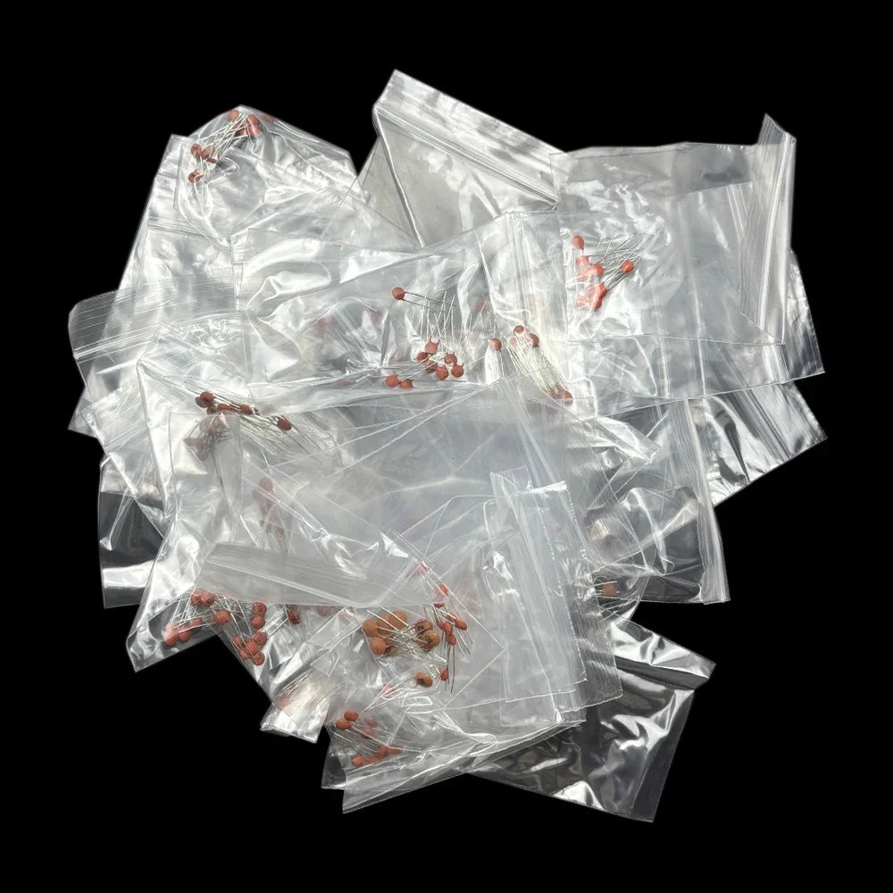 960PCS Ceramic Capacitors Kit 2pF-0.1uF Electronic Components Package Capacitor Assorted Samples Diy Kit Zpaxo