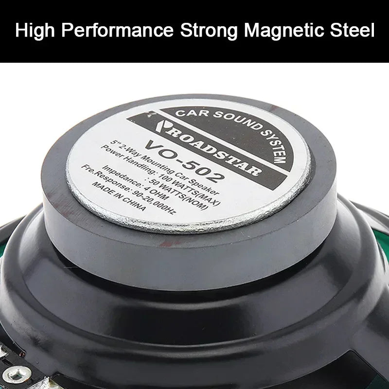 4/5/6 Inch HiFi Coaxial Car Speakers – Universal Full Range Audio