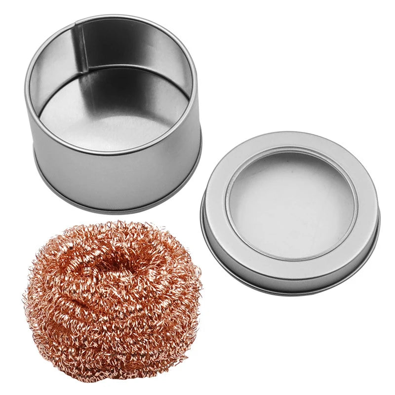 Soldering Iron Tip Cleaner Solder Cleaning Wire Ball Rapidly Remove