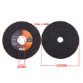 5Pcs 107*16mm Angle Grinder Wheel Blade Resin Cutting Saw Blades Stainless Steel Metal Grinding Machine Cutting Circular Disc Zpaxo Black