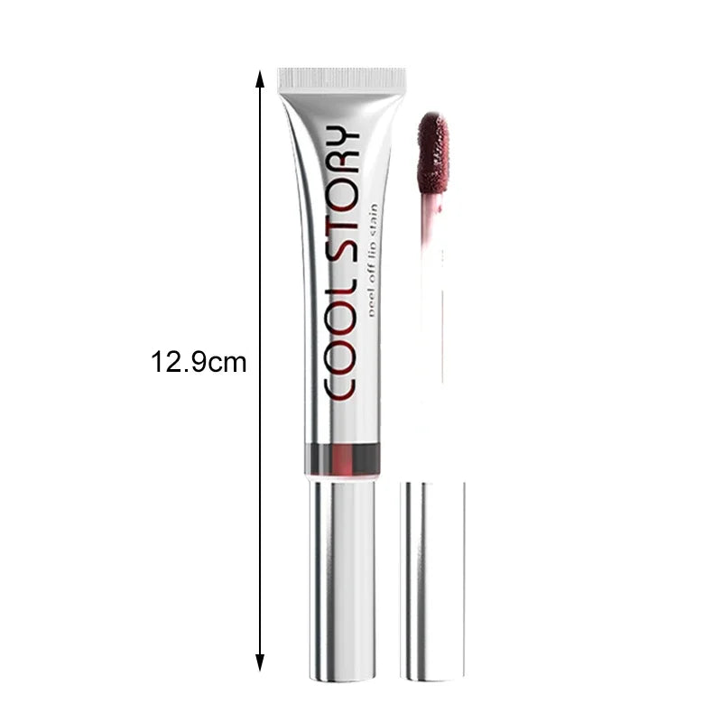 Black Brown Peel Off Lip Stain Transfer Proof Non-stick Cup Natural Zpaxo