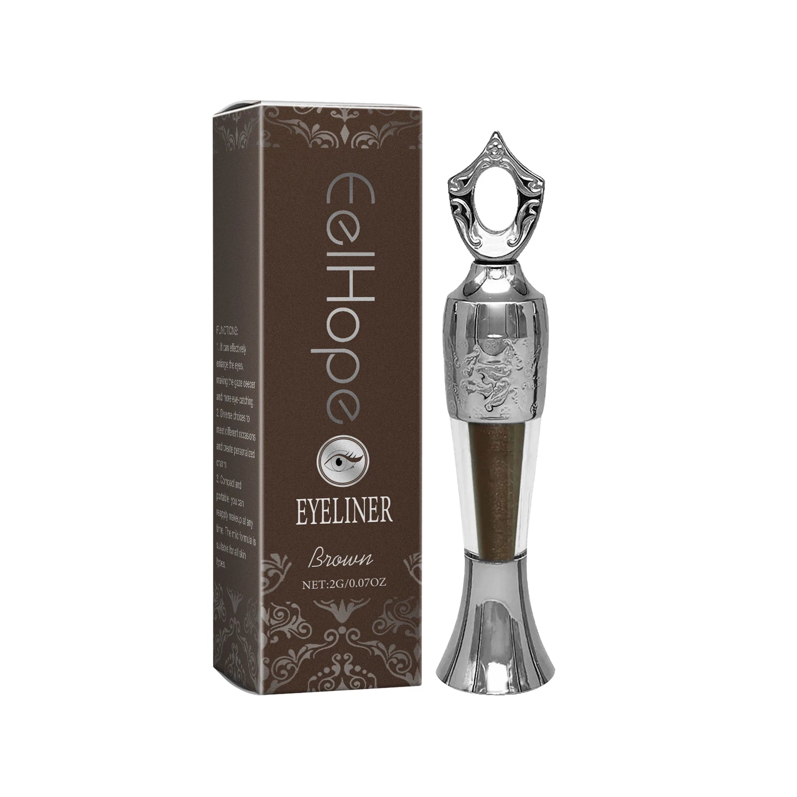 Antioxidant Colored Eyeliner Enhances Barrier Boosts Skin Resistance Reduces Eye Irritation Naturally Long-Lasting Comfortable Zpaxo Brown X 2g boxed