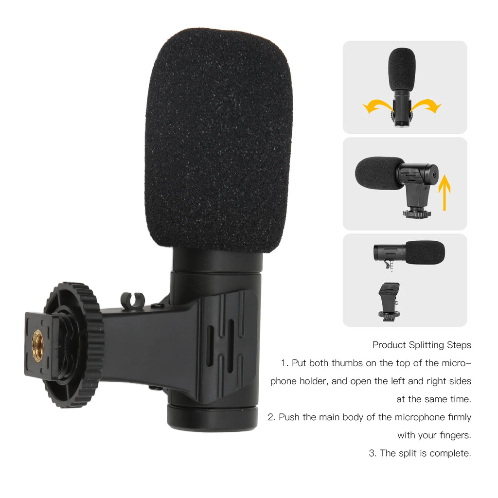 Mini Microphone MIC 06 Mobile Phone Live Conference Video Vlog Record