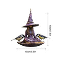 Magic Sorcerer Bird Feeder Purple Cloak Hanging Wild Food Station