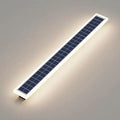 Solar Led Wall Light Outdoor 100cm Waterproof IP65 Long Wall Lamp for Garden Porch Light Washing Lamp for Courtyard Zpaxo 100CM-20W-White