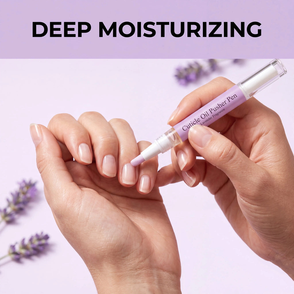 1/2/3/4 Pcs Lavender Cuticle Oil Pen Moisturizing Nail Care Tool Portable Cuticle Care Gentle Nourishing Dry Skin Remedy 2ml Zpaxo