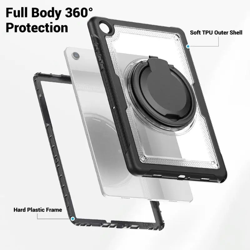 652F Case Tab A9 2023 Tablets 360 Degree Rotating Stand Holder Multi Zpaxo
