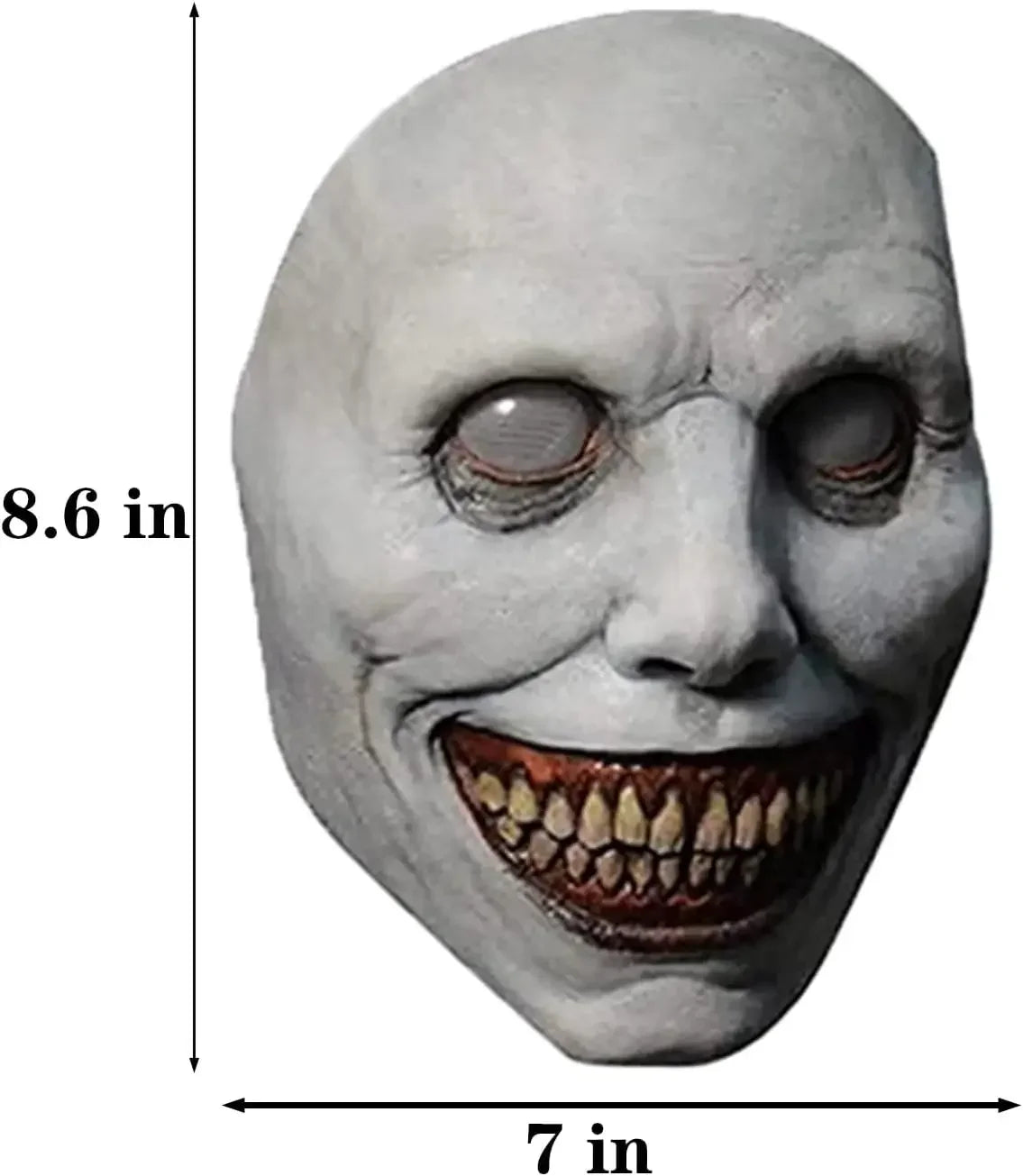 Realistic Smiling Demon Mask Halloween Perfect Exorcist Roleplay