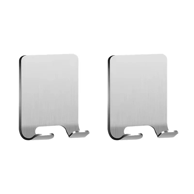 2pcs Razor Holder 304 Stainless Steel Men Shaving Shaver Razor Stand Shelf Shaving Razor Storage Rack Bathroom Hook Organizer Zpaxo 2PC