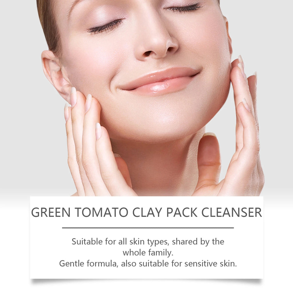Green Tomato Facial Cleanser Oily and Sensitive Skin Gentle Foaming Face Wash with Vitamin Rich Extract Deep Pore Cleansing 120g Zpaxo