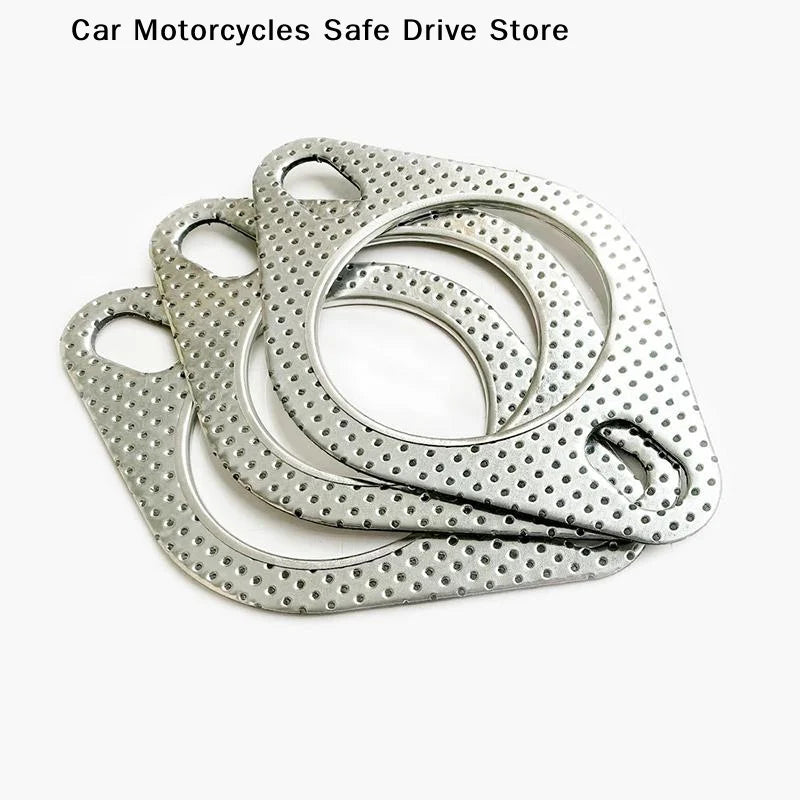 CM1Pc Durable Temp Reinforced Exhaust Flange Gasket Universal Fit Car