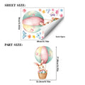 Easter Window Clings Spring Bunny Flower Butterfly Static Stickers