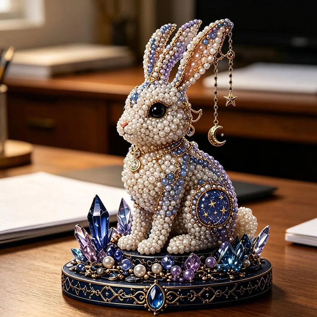 3D Beaded Animal Craft Educational Instruction Beading Embroidery Art