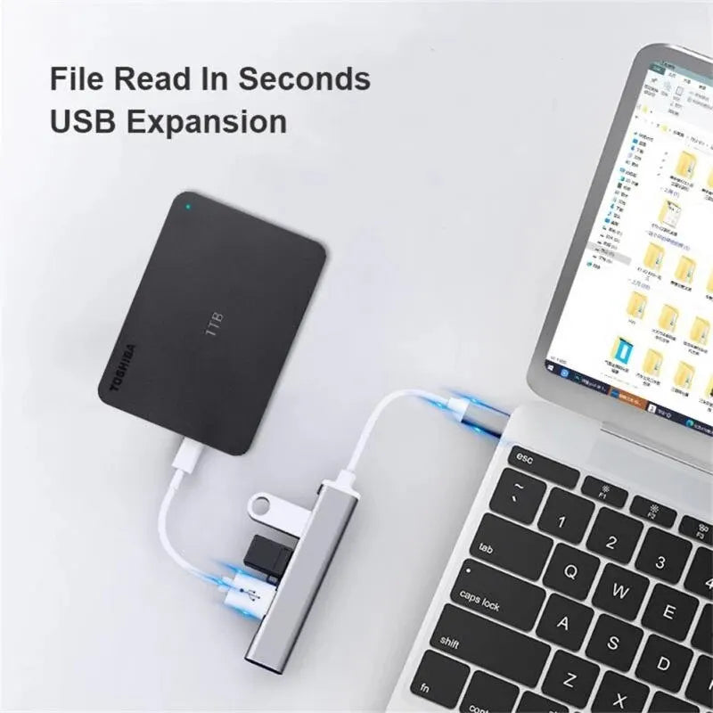 C Extender Hub Docking Station USB One-to-four Computer Splitter 3 0 Zpaxo