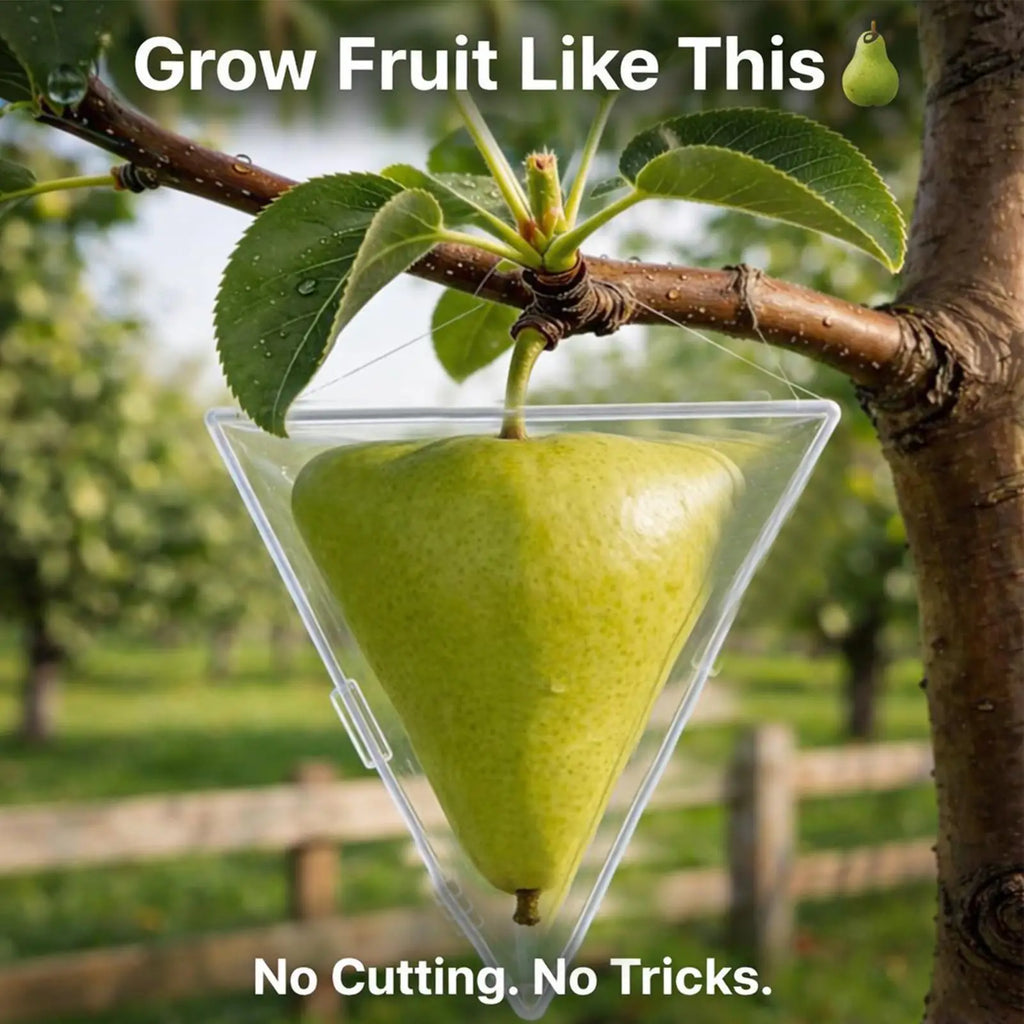 Transparent Fruit Vegetable Growing Molds Reusable Triangle Cube