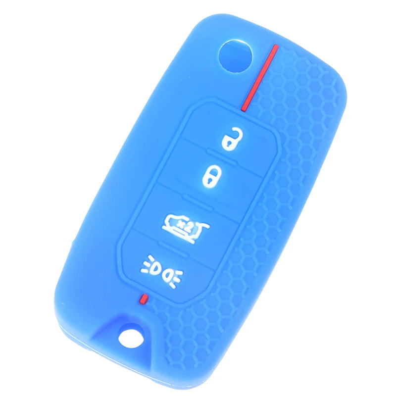 Silicone Key Fob Cover for Jeep Cherokee, Compass & Renegade