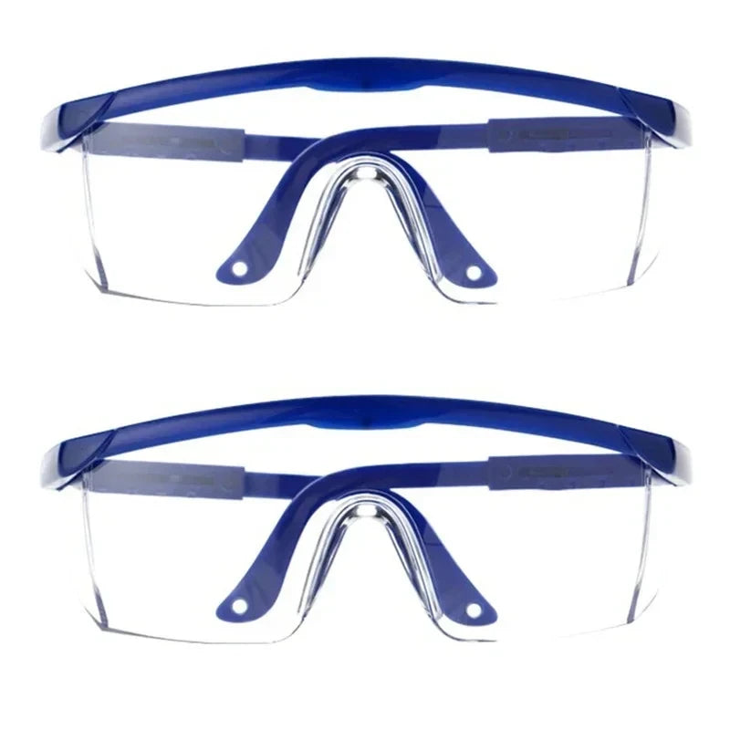 Anti-splash Work Safety Glasses Eye Protecting Lab Goggles Protective Zpaxo 2Pcs Blue