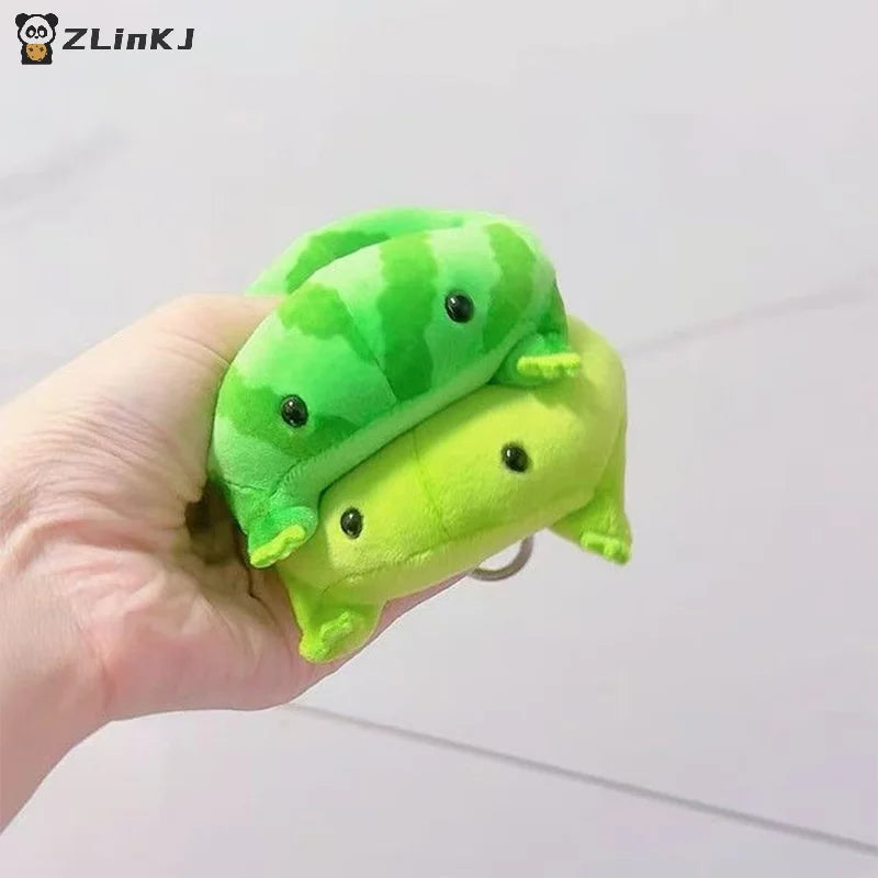 ▶1Pcs Cute Frog Plush Toys Cartoon Stuffed Animal Doll Decorations Kawaii Frog Plushies Toys For Friends Birthday Gifts Zpaxo