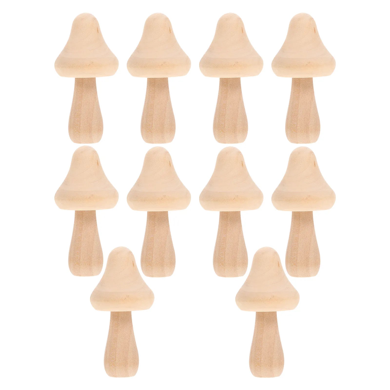Wooden Mushroom Modeling Unfinished Blank Props Graffiti Art Craft