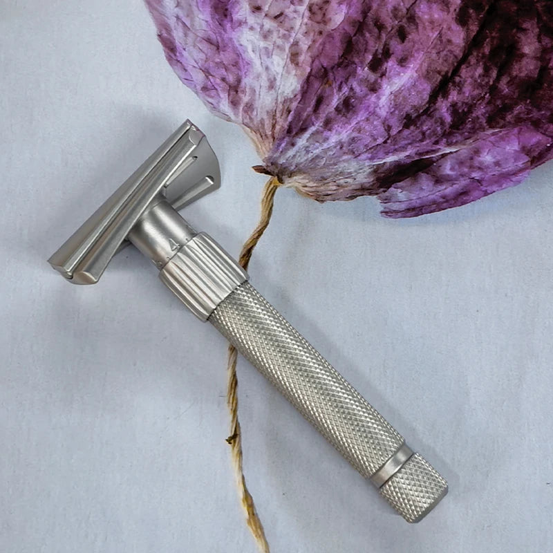 2026 Latest Model ！Yaqi Matte Torqx Stainless Steel Slant Adjustable Safety Razor - Classic Shaving Tool for Precision Grooming Zpaxo