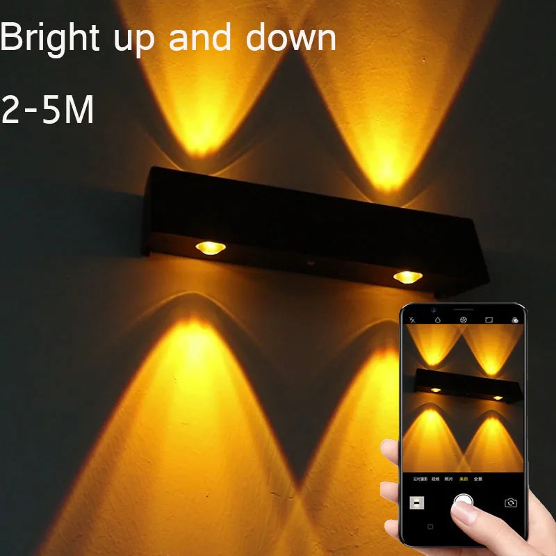 Newest Solar LED Lights Design Wall Washer Light Outdoor Lamp Yellow Zpaxo