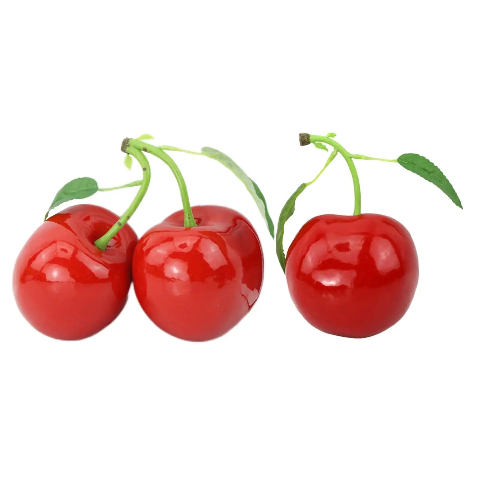 Simulation Cherry Tabletop Decoration Christmas Art Crafts Cognitive Zpaxo